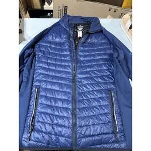 Elevate Silverton Insulate Puffer Jacket Men's XL Blue Full Zip‎ MICHELOB ULTRA